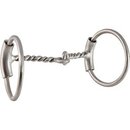 SS Brushed Ring Snaffle Twist